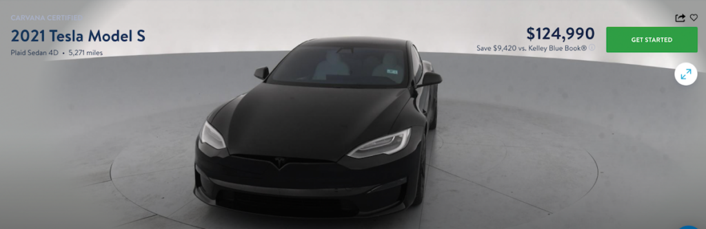 Carvana Tesla Model S