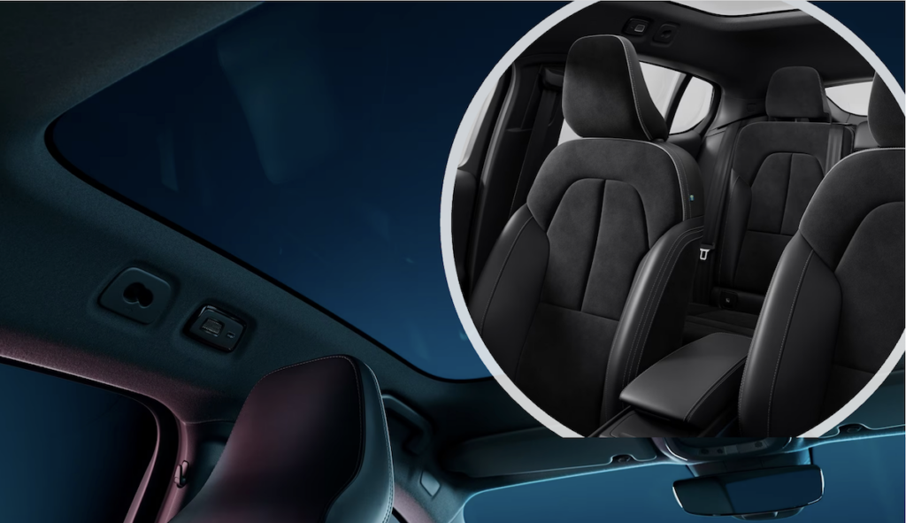 2023 Volvo C40 interior